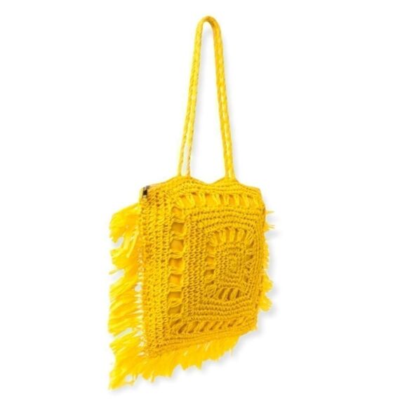 Most Wanted USA Seagrass Woven Tote - Picture 4 of 9